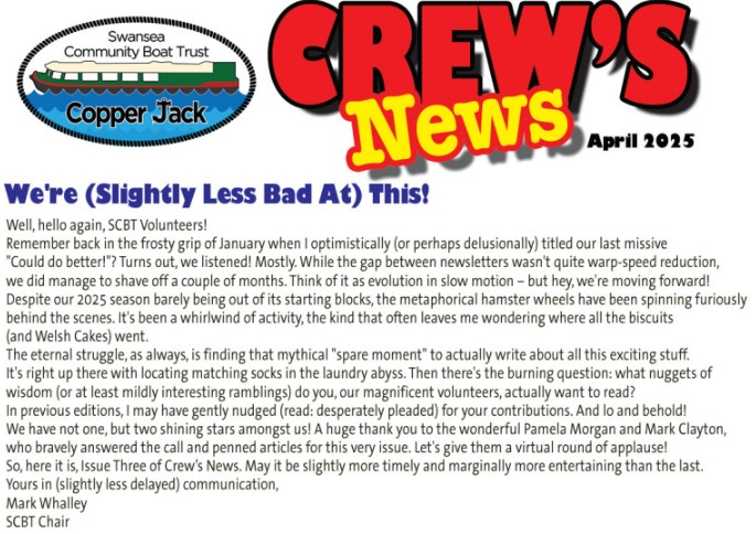 Crew's News 2025 April